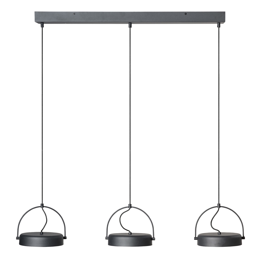 Osram - LED-люстра на тросі DECOR PUCK 3xLED/12W/230V CRI 90 чорна