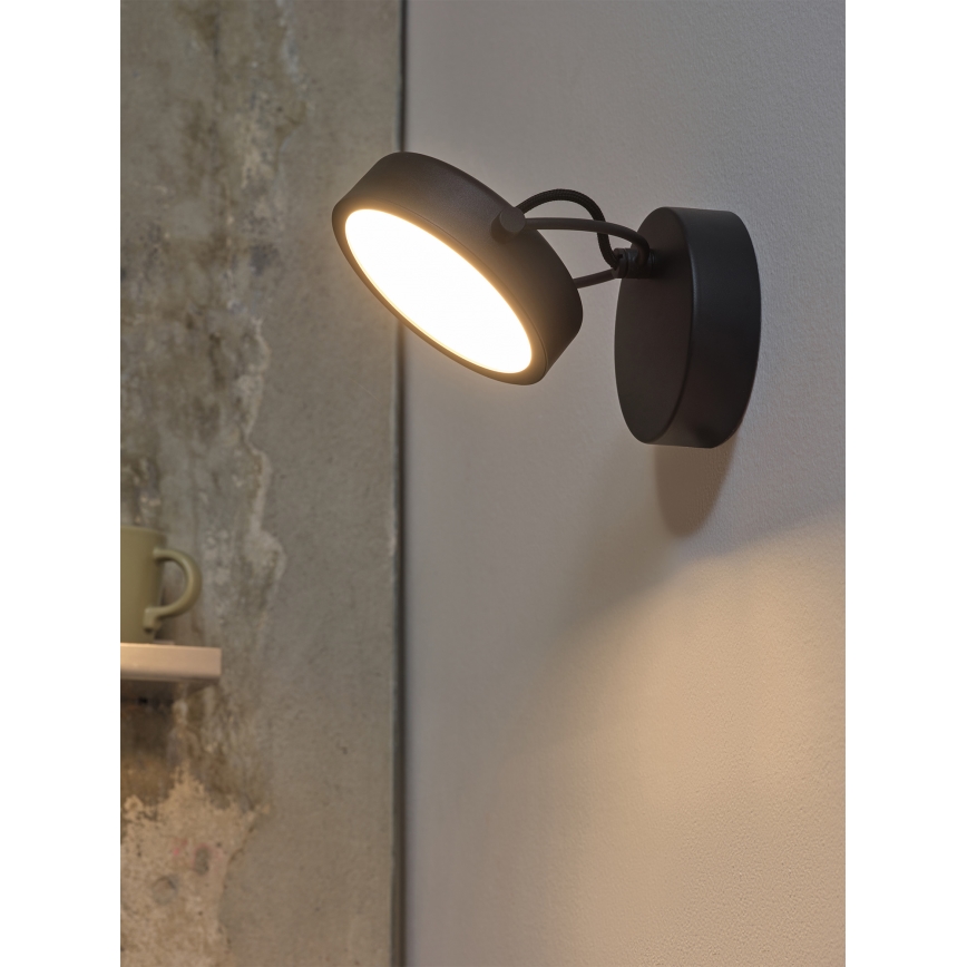 Osram - LED настенный светильник DECOR PUCK LED/11Вт/230В черный