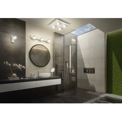 Osram - LED Настінний світильник для ванної кімнати ORBIS FLAME 2xLED/5,5W/230V IP44 білий