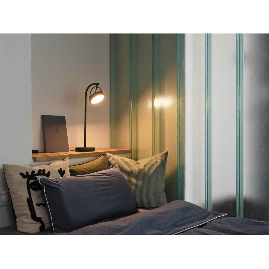 Osram - LED настольная лампа DECOR PUCK LED/11W/230V CRI 90 чёрная