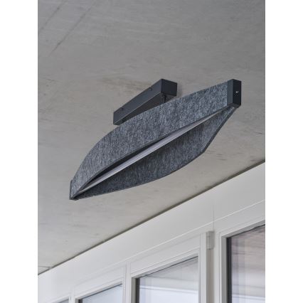 Osram - LED накладна люстра DECOR FLAT LED/23W/230V сіра