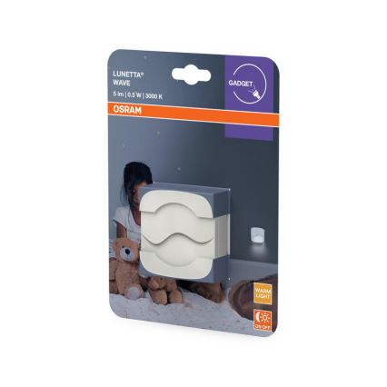 Osram - LED нічник у розетку з датчиком сутінків LUNETTA LED/0,5W/230V