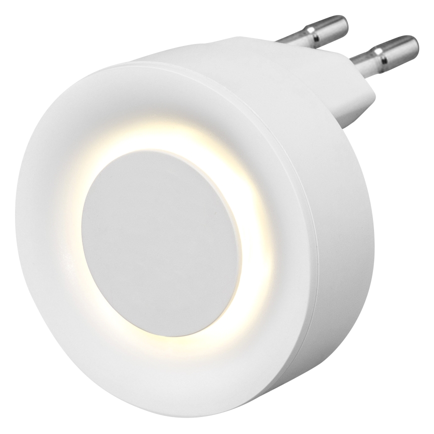 Osram - LED нічник з датчиком руху та сутінків LUNETTA LED/0,31W/230V білий