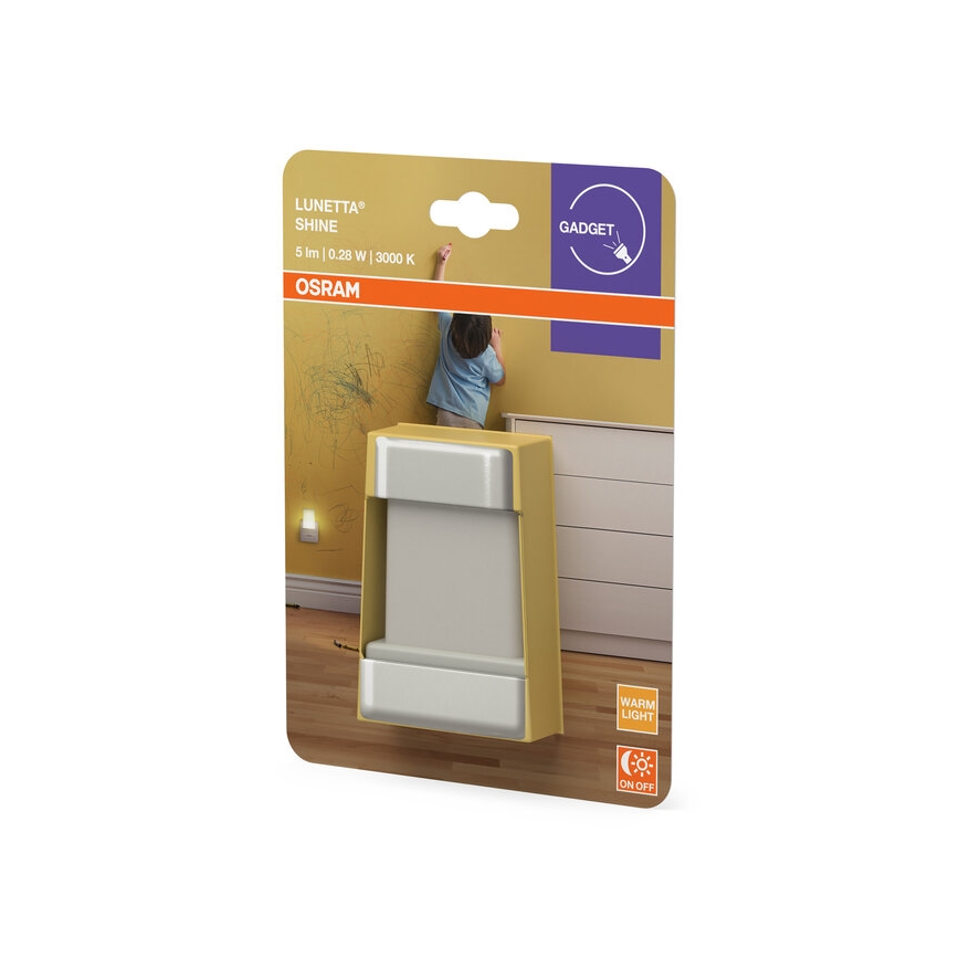 Osram - LED ночник с датчиком LUNETTA LED/0,28W/230V 3000K
