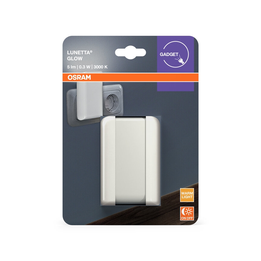 Osram - LED ночник с датчиком сумерек LUNETTA LED/0,3 Вт/230 В