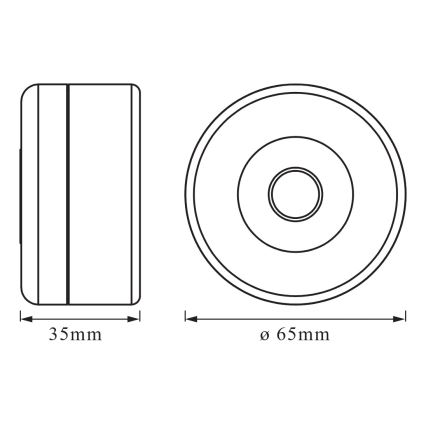 Osram - LED орієнтаційний світильник DOT-IT із регульованою яскравістю LED/0,45W/5V 500 mAh білий