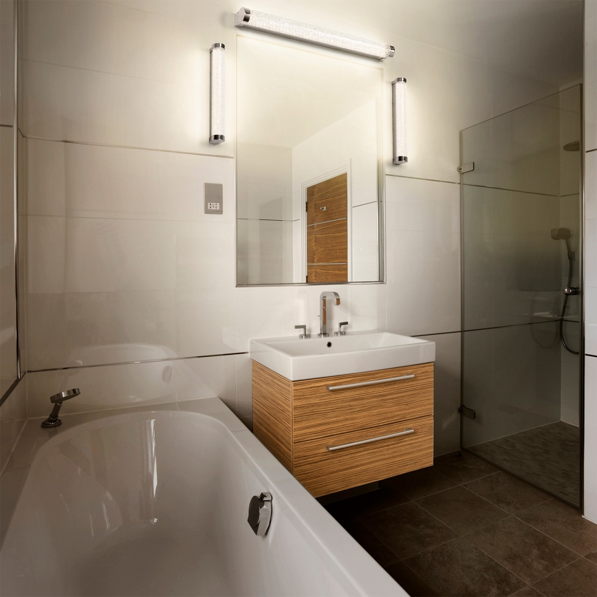 Osram - диммируемая LED-подсветка зеркала для ванной ORBIS TUBE LED/12W/230V 3000/4000K 60 см IP44 матовый хром