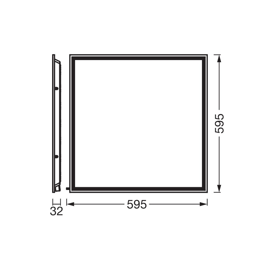 Osram - LED панель для підвісної стелі ESSENTIAL LED/50W/230V 3000/4000/6500K 60x60 cm UGR19