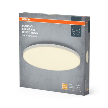 Osram - LED панель накладна PLANON LED/28W/230V 3000K діам. 45 cm біла