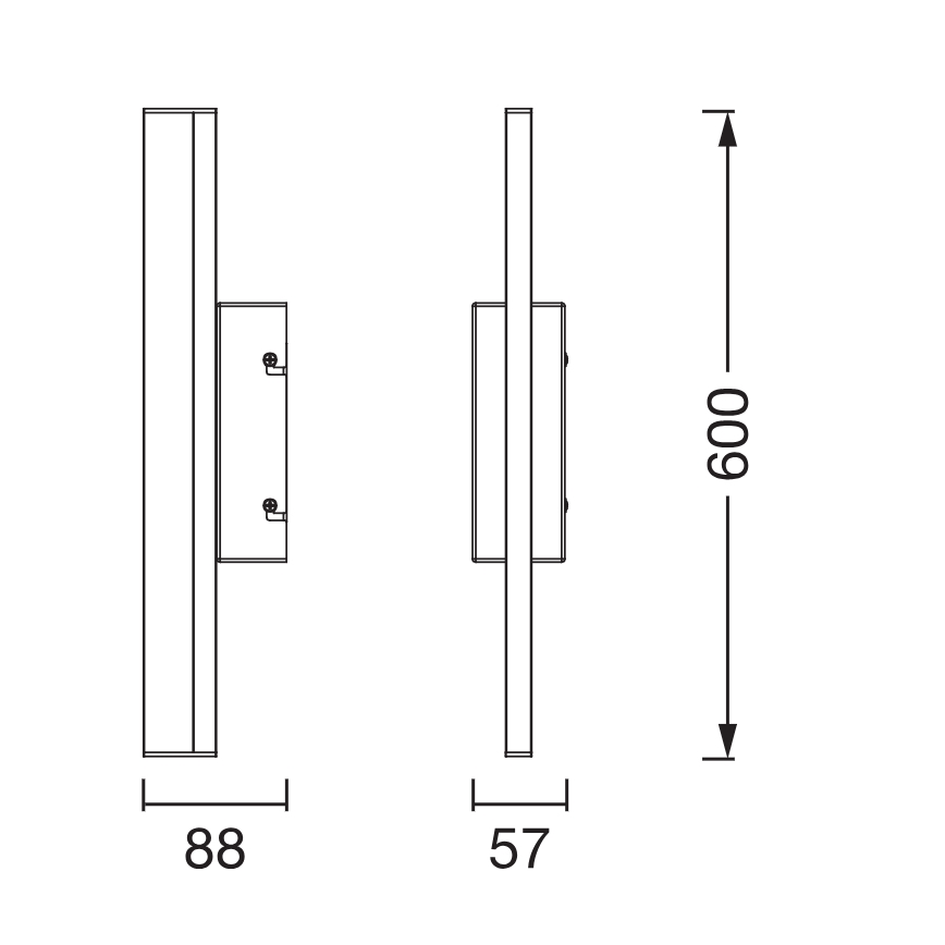Osram - регульоване LED-підсвічування дзеркала для ванної ORBIS MIRROR LED/10W/230V 3000/4000K 60 см IP44 білий