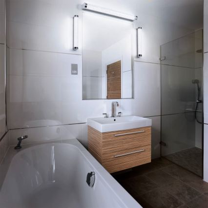 Осрам - LED-освітлення дзеркала для ванної з регулюванням яскравості ОРБІС ТЮБ LED/12W/230V 3000/4000K 60 см IP44 матовий хром