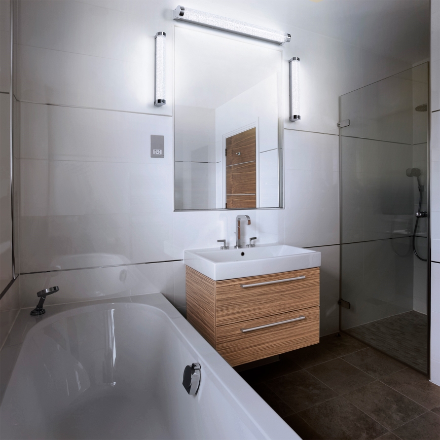 Осрам - LED-освітлення дзеркала для ванної з регулюванням яскравості ОРБІС ТЮБ LED/12W/230V 3000/4000K 60 см IP44 матовий хром