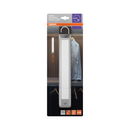 Osram - підвісний орієнтирний світильник із датчиком руху MOBILE LED/2,35W/5V 1000 mAh білий