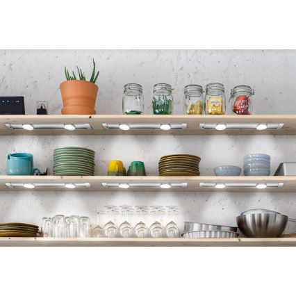 Osram - диммируемый LED‑светильник для установки под шкафы с датчиком движения LINEAR MAGNET LED, 7 Вт, 230 В, 4000 K, 40 см, белый