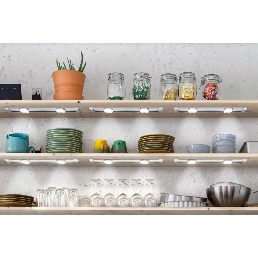 Osram - диммируемый LED‑светильник для установки под шкафы с датчиком движения LINEAR MAGNET LED, 7 Вт, 230 В, 4000 K, 40 см, белый