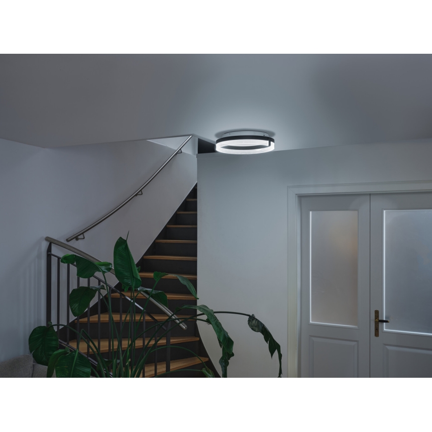Osram - потолочный светильник DECOR CIRCLE LED/25W/230V 3000/4000/6500K Ø 40 см черный/белый