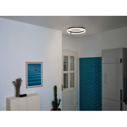Osram - LED-потолочный светильник DECOR CIRCLE, 32 Вт, 230 В, 3000/4000/6500 K, диаметр 50 см, черный/белый