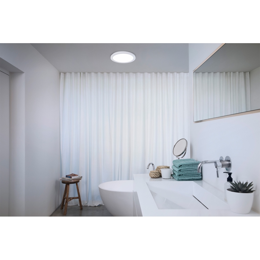 Osram - LED потолочный светильник для ванной ORBIS DISC LED/22 Вт/230 В 3000/4000K диам. 30 см IP44 белый