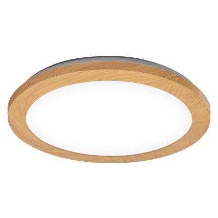 Osram - Светодиодный потолочный светильник для ванной ORBIS DISC LED/22W/230V 3000/4000K диам. 30 см IP44 коричневый