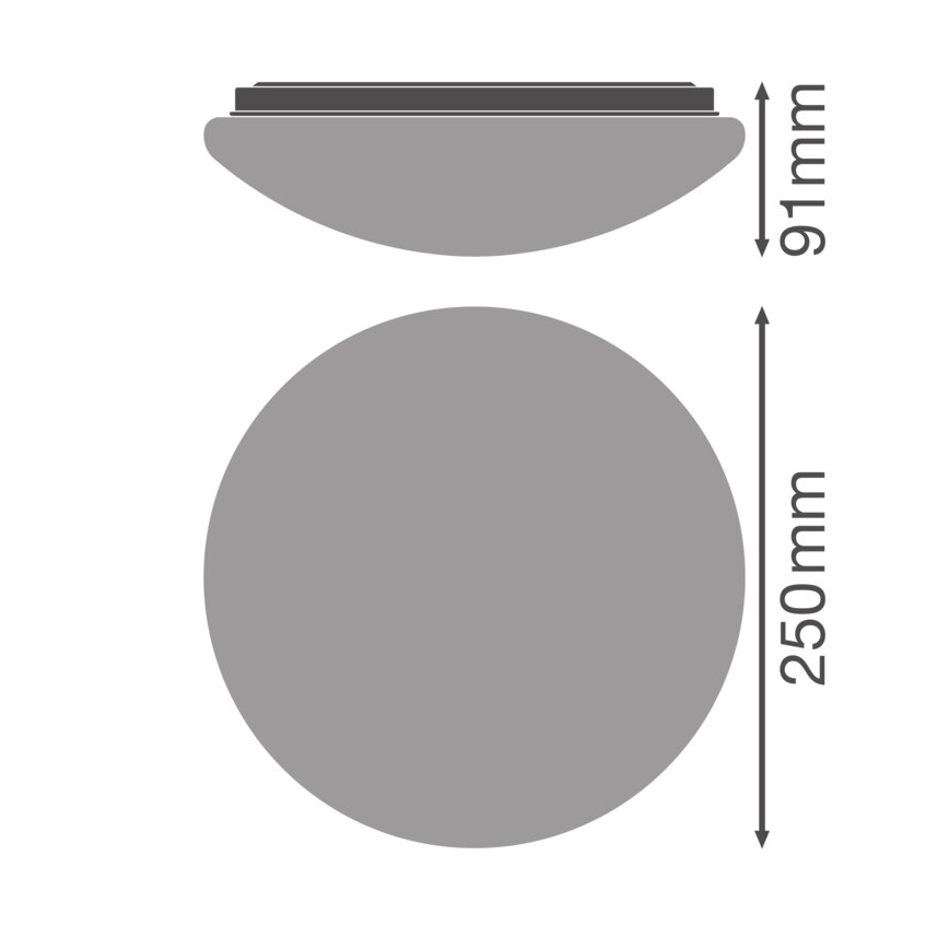 Osram - LED-потолочный светильник ESSENTIAL LED/13 Вт/230 В/6500 К, диаметр 25 см