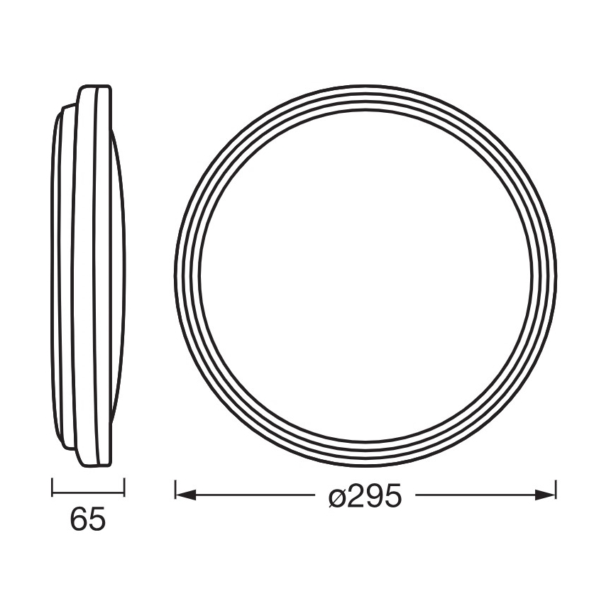 Osram - LED потолочный светильник ORBIS HELMAN LED/16W/230V Ø 29,5 см, серебристый