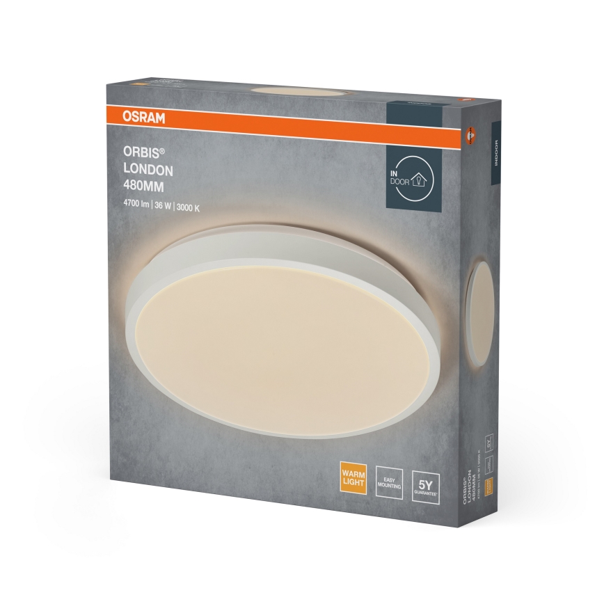 Osram - LED потолочный светильник ORBIS LONDON LED/36 Вт/230 В, диаметр 48 см, белый