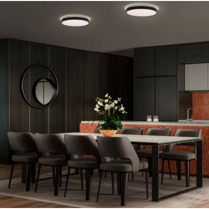 Osram - LED потолочный светильник ORBIS LONDON LED/36 Вт/230 В Ø 48 см черный