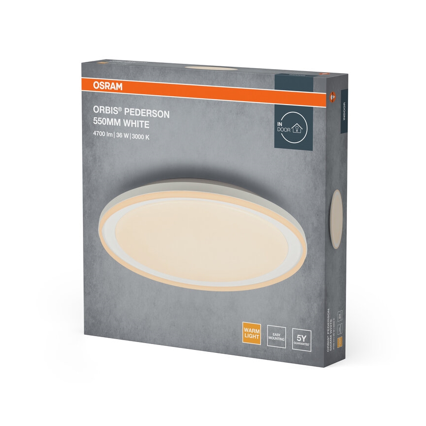 Osram - LED потолочный светильник ORBIS PEDERSON LED/36 Вт/230 В Ø 55 см белый