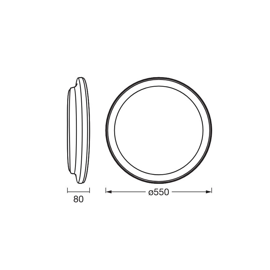Osram - LED потолочный светильник ORBIS PEDERSON LED/36 Вт/230 В Ø 55 см белый
