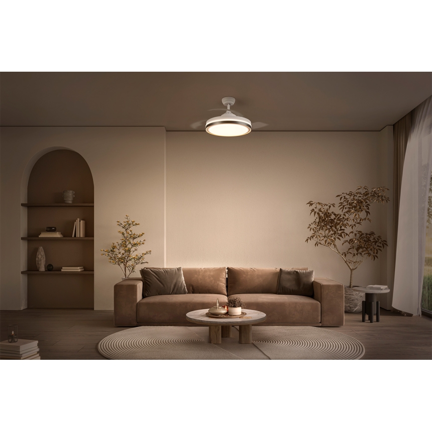 Osram - LED потолочный светильник с вентилятором CEILING FAN LED/66W/230V 3000/4000/6500K белый + пульт дистанционного управления