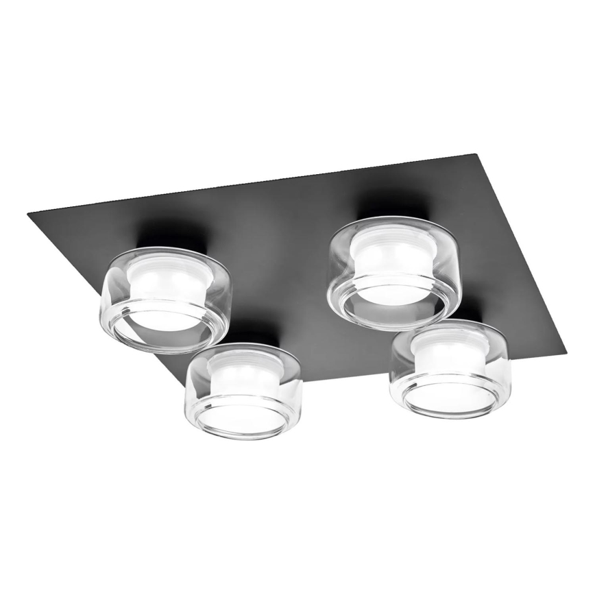 Osram - LED потолочный светильник для ванной комнаты ORBIS FLAME 4xLED/5,5W/230V 3000/4000K IP44 черный
