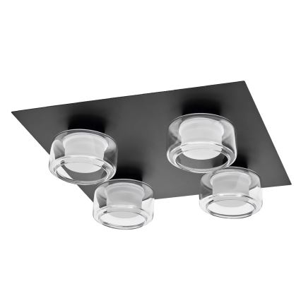 Osram - LED потолочный светильник для ванной комнаты ORBIS FLAME 4xLED/5,5W/230V 3000/4000K IP44 черный