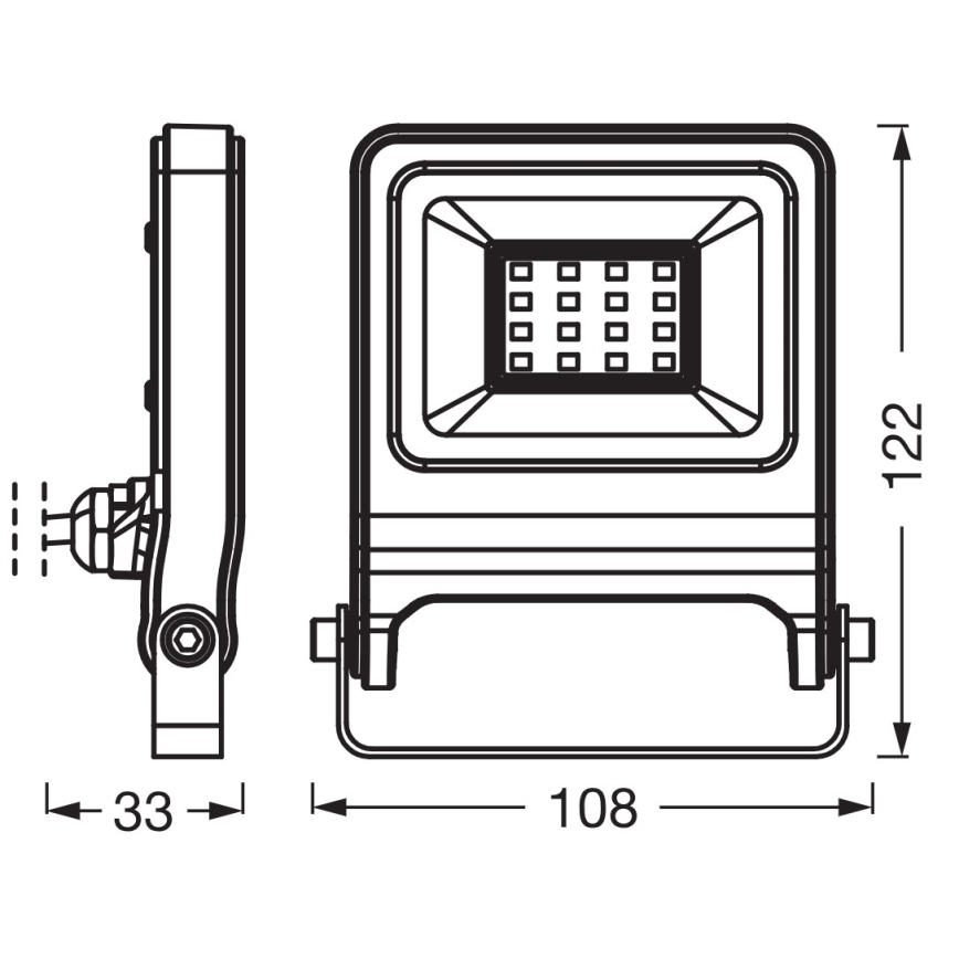 Osram - LED-прожектор ENDURA LED/10W/230V 4000K IP65