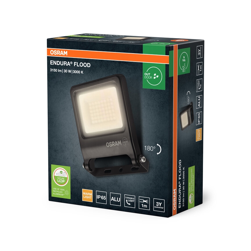 Osram - LED-прожектор ENDURA LED/30W/230V 3000K IP65