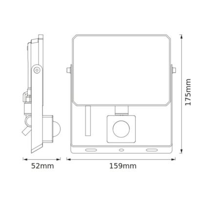 Osram - LED-прожектор с датчиком FLOODLIGHT LED/30W/230V 3000K IP65