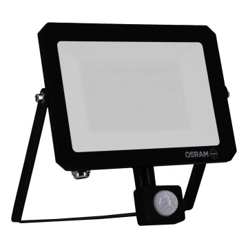 Osram - LED-прожектор з датчиком руху та сутінків FLOODLIGHT LED/50W/230V 6500K IP65 чорний