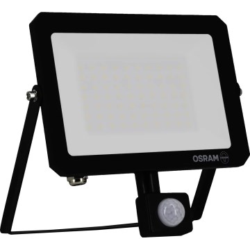 Osram - LED-прожектор з датчиком руху та сутінковим датчиком FLOODLIGHT LED/50W/230V 3000K IP65 чорний