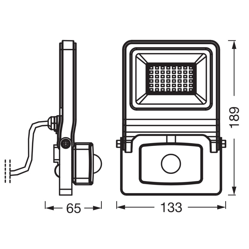 Osram - LED прожектор з датчиком ENDURA LED/30W/230V 3000K IP44