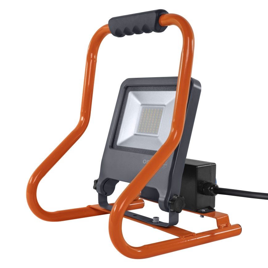 Osram - LED прожектор з кронштейном і розетками R-STAND LED/50W/230V 4000K IP44 помаранчевий/антрацит