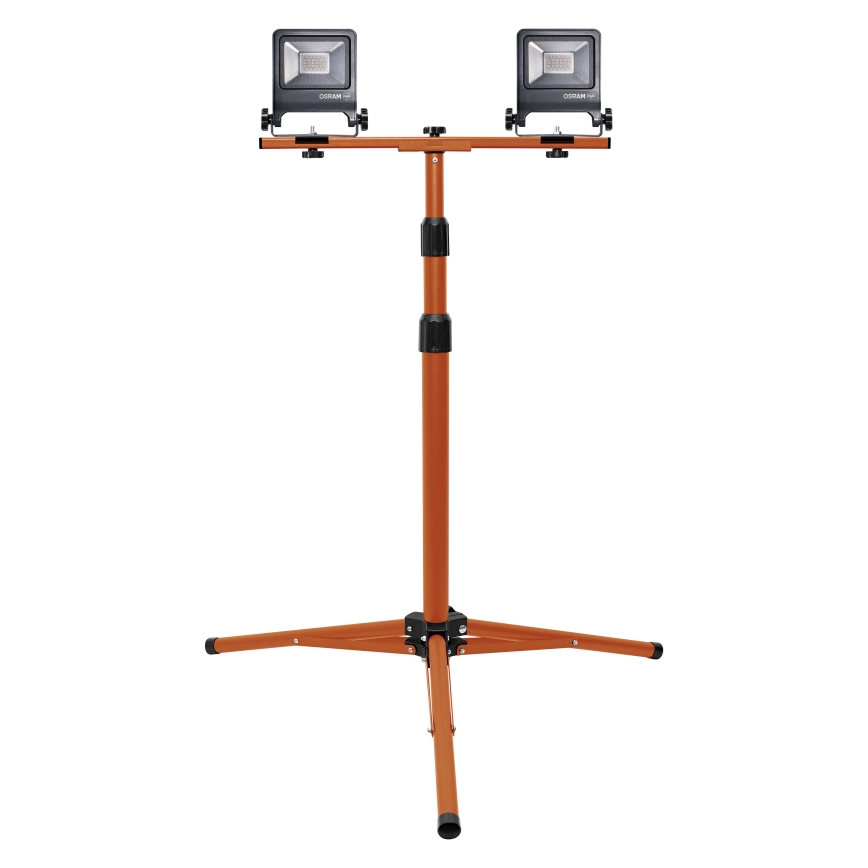 Osram - LED прожектор зі штативом TRIPOD 2xLED/20W/230V 4000K IP65 оранжевий/антрацитовий