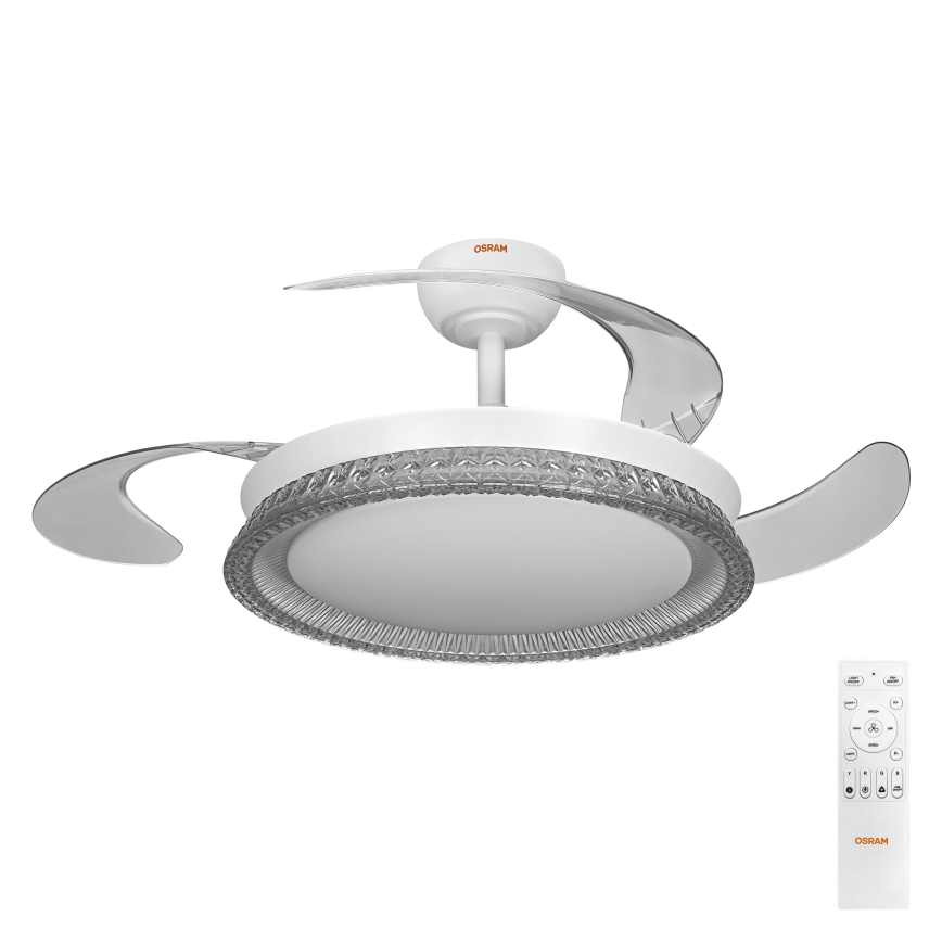 Osram - LED RGB диммируемый потолочный светильник с вентилятором CIERZO LED/35W/230V 3000-6500K + пульт дистанционного управления