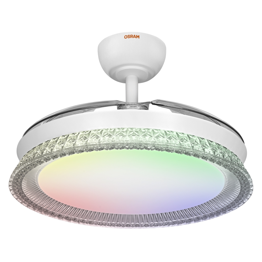 Osram - LED RGB диммируемый потолочный светильник с вентилятором CIERZO LED/35W/230V 3000-6500K + пульт дистанционного управления