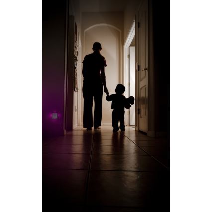 Osram - RGB-светодиодный ночник в розетку с датчиком LUNETTA LED/0,3Вт/230В