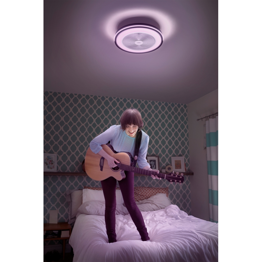 Osram - регульований світлодіодний стельовий світильник з вентилятором MURLAN LED/26W/230V 3000-6500K + пульт дистанційного керування