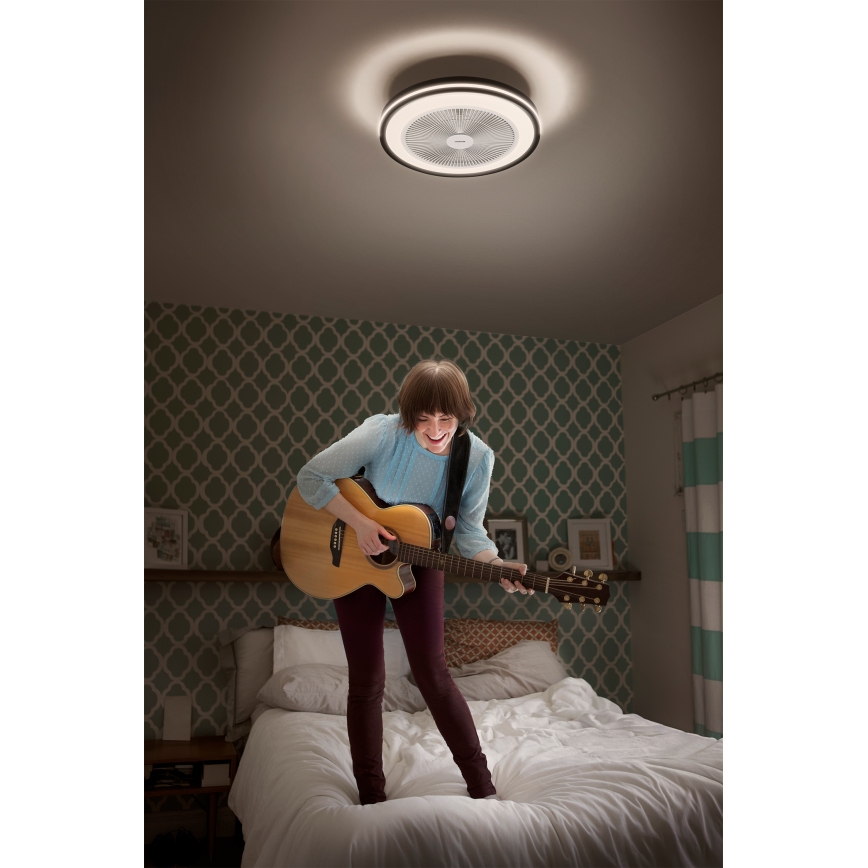 Osram - регульований світлодіодний стельовий світильник з вентилятором MURLAN LED/26W/230V 3000-6500K + пульт дистанційного керування