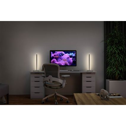 Osram - диммируемая LED RGBW настольная лампа SMART+ MAGIC LED/7,5W/230V 2700-6500K серебристая Wi-Fi + пульт дистанционного управления
