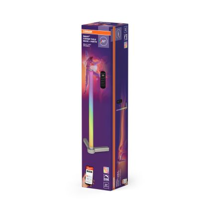 Osram - диммируемая LED RGBW настольная лампа SMART+ MAGIC LED/7,5W/230V 2700-6500K серебристая Wi-Fi + пульт дистанционного управления