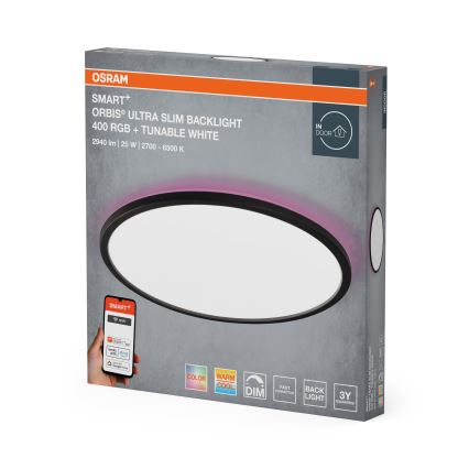 Osram - LED RGBW диммируемый потолочный светильник SMART+ ORBIS LED/25W/230V диаметр 40 см 2700-6500K Wi-Fi