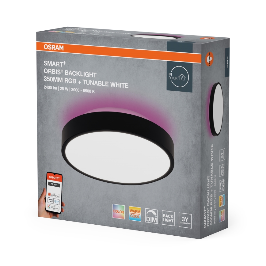 Osram - LED RGBW Диммируемый потолочный светильник SMART+ ORBIS LED/28W/230V Ø 35 см 2700-6500K Wi-Fi