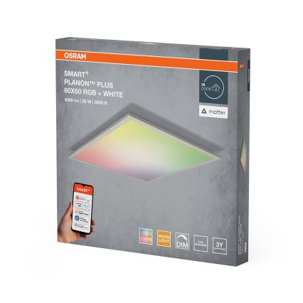 Osram - LED RGBW Диммируемый потолочный светильник SMART+ PLANON LED/36W/230V 60x60 см Wi-Fi